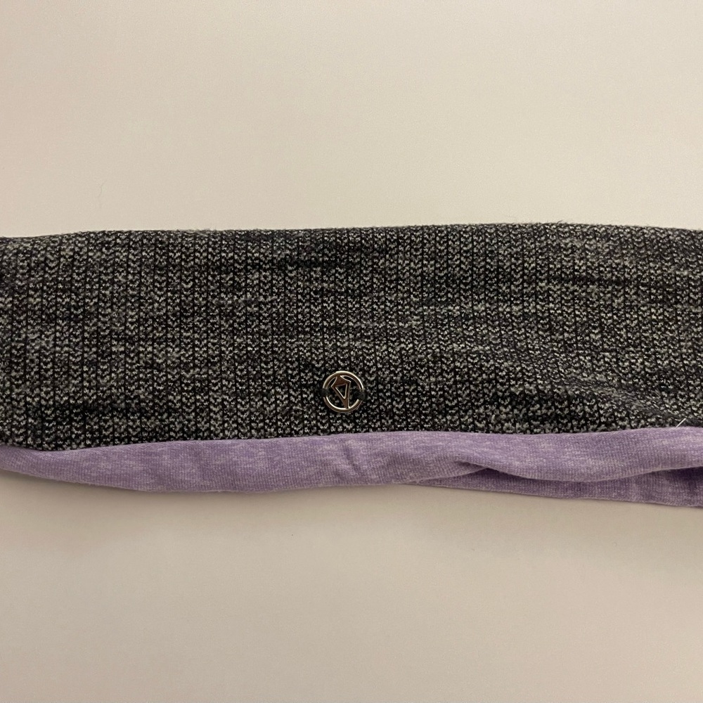 Ivivva Headband Girls Grey Purple C4